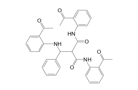 Propanediamide, N,N'-bis(2-acetylphenyl)-2-[[(2-acetylphenyl)amino]phenylmethyl]-