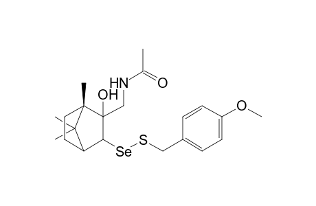 (S)-2-Acetamidomethyl-1,7,7-trimethyl-3-[(p-methoxybenzyl)thioselenenyl]bicyclo[2.2.1]heptan-2-ol