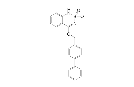 4-(4-Biphenylylmethoxy)-1H-2,1,3-benzothiadiazine 2,2-dioxide