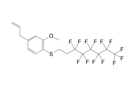 (4-allyl-2-methoxyphenyl)(3,3,4,4,5,5,6,6,7,7,8,8,8-tridecafluorooctyl)sulfane