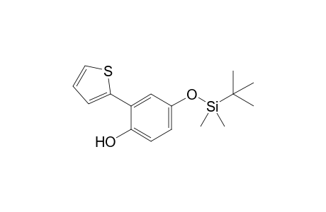 4-(tert-Butyldimethylsiloxy)-2-thiophen-2-ylphenol