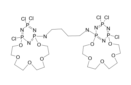 N3P3CL3[O(CH2CH2O)4]-NH(CH2)4NH-N3P3CL3-[O(CH2CH2O)4]