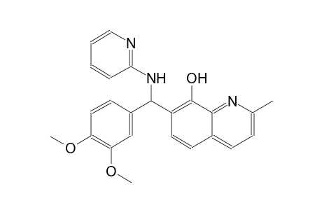 7-[(3,4-dimethoxyphenyl)(2-pyridinylamino)methyl]-2-methyl-8-quinolinol