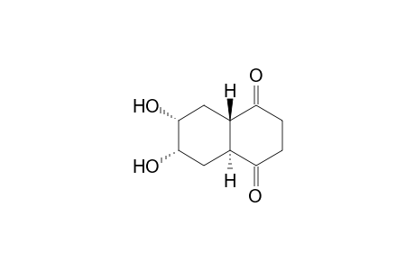 (+-)-trans-(4a.alpha.,8a.beta.)-6.alpha.,7.alpha.-dihydroxy-2,3,4a,5,6,7,8,8a-octahydro-1,4-naphthylenedione