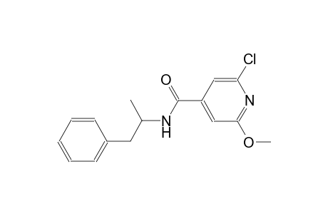 4-pyridinecarboxamide, 2-chloro-6-methoxy-N-(1-methyl-2-phenylethyl)-