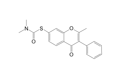 3-Phenyl-2-methyl-4H-benzopyran-4-one - 7-S-thiocarbamate