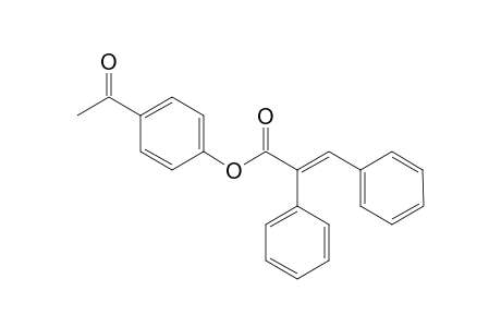 (E)-4-acetylphenyl 2,3-diphenylacrylate