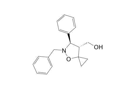trans-(6R*,7R*)-7-(Hydroxymethyl)-6-phenyl-5-(phenylmethyl)-4-oxa-5-azaspiro[2.4]heptane
