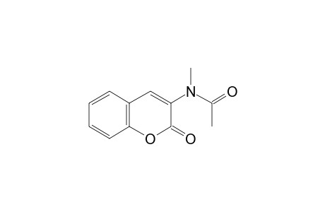 3-Acetamidocoumarin, N-methyl-