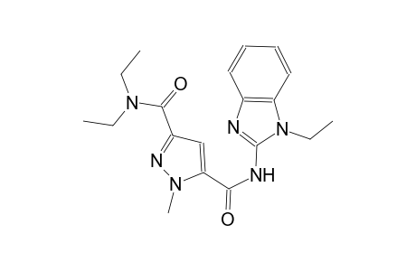 N~3~,N~3~-diethyl-N~5~-(1-ethyl-1H-benzimidazol-2-yl)-1-methyl-1H-pyrazole-3,5-dicarboxamide