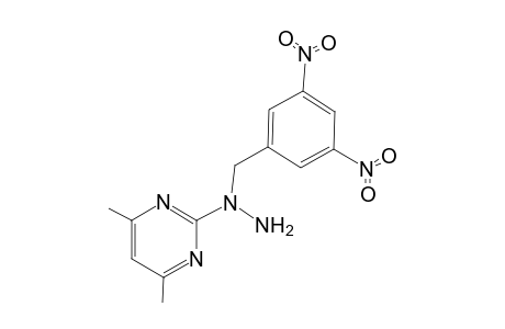 1-(4,6-dimethyl-2-pyrimidinyl)-1-[(3,5-dinitrophenyl)methyl]hydrazine