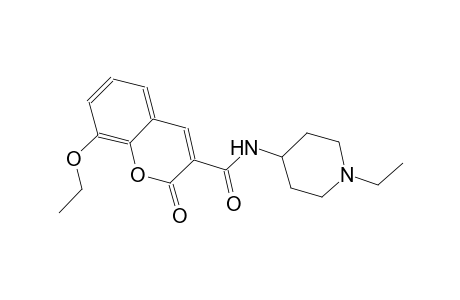 8-ethoxy-N-(1-ethyl-4-piperidinyl)-2-oxo-2H-chromene-3-carboxamide
