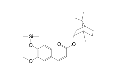 Bornyl (Z)-ferulate, mono-TMS