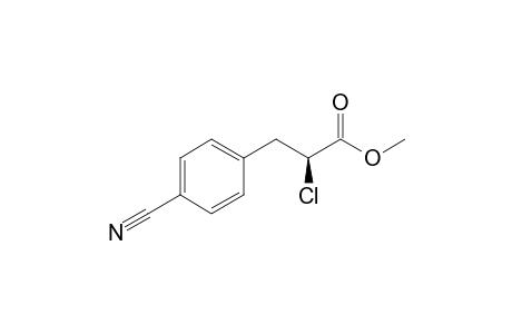 (S)-Methyl 2-Chloro-3-(4-cyanophenyl)propanoate