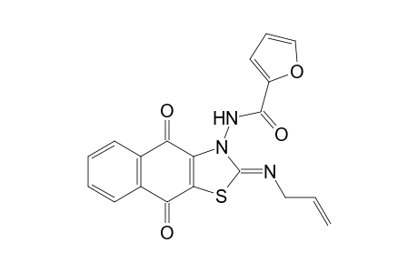 (Z)-N-(2-(Allylimino)-4,9-dioxonaphtho[2,3-d]-thiazol-3(2H,4H,9H)-yl)furan-2-carboxamide