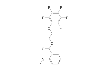 2-(Methylthio)benzoic acid, 2-(pentafluorophenoxy)ethyl ester