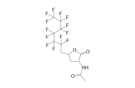 4-(2,2,3,3,4,4,5,5,6,6,7,7,7-Tridecafluoro-heptyl)-2-acetylamino-4-butyrolactone