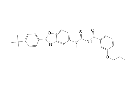 N-[2-(4-tert-butylphenyl)-1,3-benzoxazol-5-yl]-N'-(3-propoxybenzoyl)thiourea
