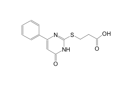 3-[(6-oxo-4-phenyl-1,6-dihydro-2-pyrimidinyl)sulfanyl]propanoic acid