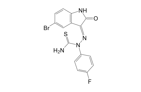 5-Bromo-3-[N-(p-fluorophenyl)thiosemicarbazono]-1H-2-indolinone