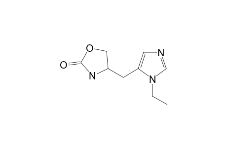 4-[(3-ethylimidazol-4-yl)methyl]-1,3-oxazolidin-2-one