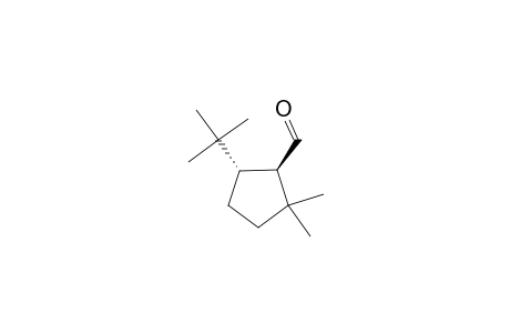 (1'R*,5'S*)-5'-tert-Butyl-2',2'-dimethylcyclopentane-1'-carbaldehyde