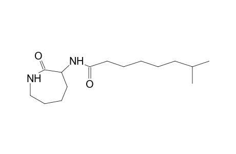 OCTANAMIDE, N-(HEXAHYDRO-2-OXO-1H-AZEPIN-3-YL)-7-METHYL-