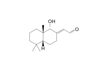 2-(2'-Formylmethyleno)-1.alpha.-hydroxy-5,5,8a-trimethyl-decahydronaphthalene