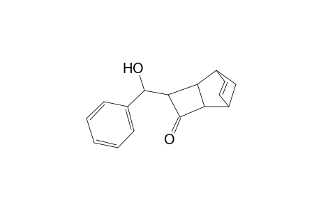 Tricyclo[4.2.1.0(2,5)]non-7-en-3-one, 4-(hydroxyphenylmethyl)-