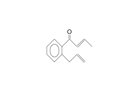 1-(1-Oxo-2-butenyl)-2-(2-propenyl)-benzene