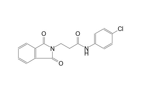 N-(4-chlorophenyl)-3-(1,3-dioxo-1,3-dihydro-2H-isoindol-2-yl)propanamide