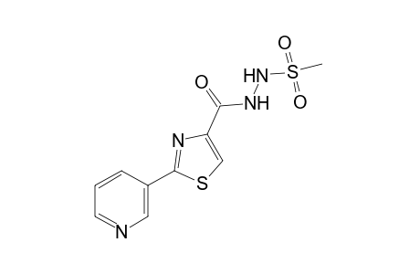 1-(methylsulfonyl)-2-{[2-(3-pyridyl)-4-thiazolyl]carbonyl}hydrazine