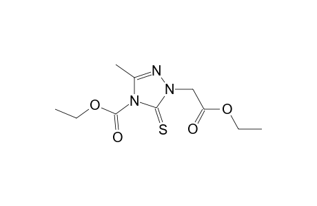 4-carboxy-3-methyl-5-thioxo-delta2-1,2,4-triazoline-1-acetic acid, diethyl ester