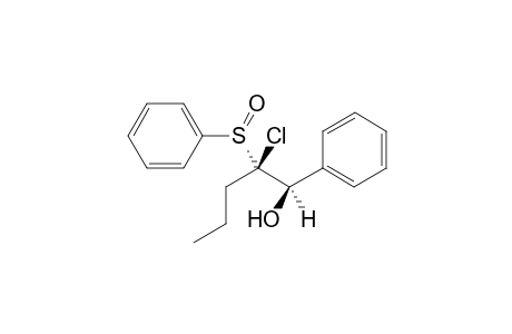 (R*)-1-Chloro-1-[(S*)-1-hydroxybenzyl]butyl phenyl sulfoxide
