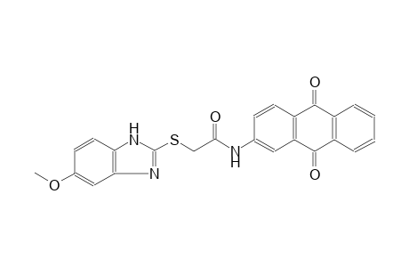 acetamide, N-(9,10-dihydro-9,10-dioxo-2-anthracenyl)-2-[(5-methoxy-1H-benzimidazol-2-yl)thio]-
