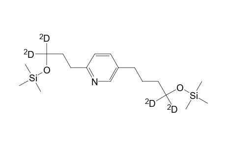 2-(3',3'-Dideutero-3'-trimethylsilyloxypropyl)-5-(4'-trimethylsilyloxy-4',4'-dideuterobutyl)-pyridine