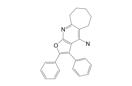 4-AMINO-6,7,8,9-TETRAHYDRO-2,3-DIPHENYL-5H-CYCLOHEPTA-[E]-FURO-[2,3-B]-PYRIDINE