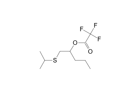 1-(Isopropylthio)-2-(trifluoroacetoxy)-pentane