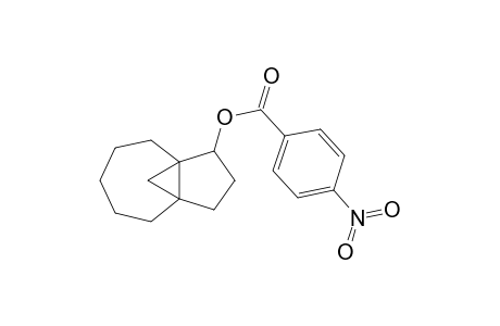 Tricyclo[5.3.1.0(1,7)]undecan-8'-ol p-nitrobenzoate
