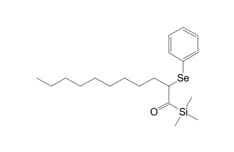 Silane, trimethyl[1-oxo-2-(phenylseleno)undecyl]-