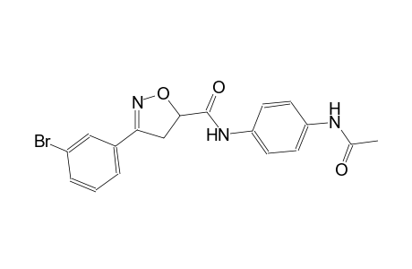 5-isoxazolecarboxamide, N-[4-(acetylamino)phenyl]-3-(3-bromophenyl)-4,5-dihydro-