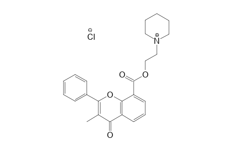 FLAVOXATE;2-PIPERDINOETHYL-3-METHYLFLAVONE-8-CARBOXYLATE-HYDROCHLORIDE