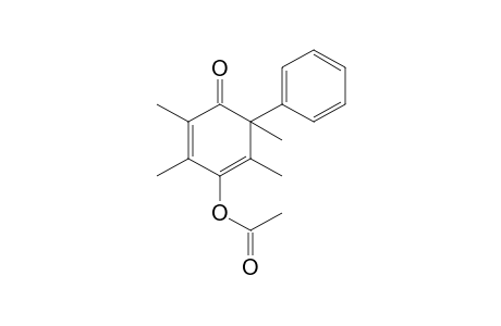4-hydroxy-2-phenyl-2,3,5,6-tetramethyl-2,4-cyclohexadien-1-one, acetate