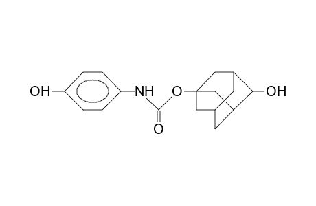 N-(4-Hydroxy-phenyl)-carbamic acid, 4-hydroxy-1-adamantanyl ester