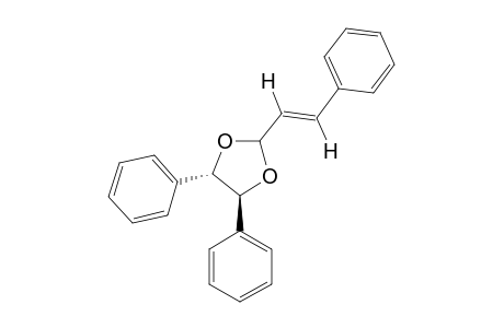 (E)-1-[(4'RS,5'RS)-4',5'-diphenyl-1',3'-dioxolan-2'-yl]-2-phenylethene