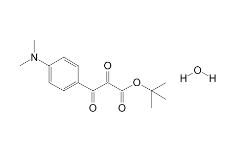 t-Butyl 2,3-dioxo-3-(4-dimethylaminophenyl)propionate monohydrate
