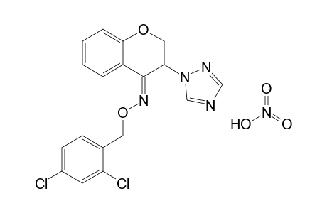 (E)-2,3-Dihydro-3-(1H-1,2,4-triazol-1-yl)-4H-1-benzopyran-4-one O-(2,4-dichlorophenylmethyl)oxime nitrate