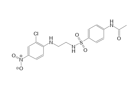 N-[4-({[2-(2-chloro-4-nitroanilino)ethyl]amino}sulfonyl)phenyl]acetamide