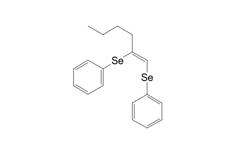 1,1'-[(1Z)-Hex-1-ene-1,2-diylbis(seleno)]dibenzene