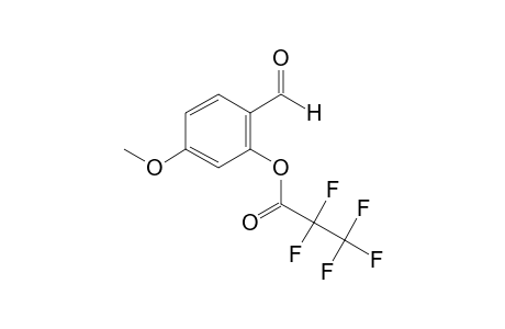 2-Hydroxy-4-methoxybenzaldehyde, pentafluoropropionate